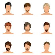 Man hair style set N2