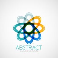 Symmetric abstract geometric shape N377