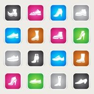 Multicolor Icons - Shoes