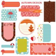 Autumn Set - Texture for wallpaper