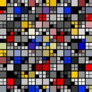 abstract colorful check pattern with black background