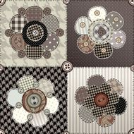 flower quilting design