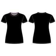 Black t-shirt design template N2