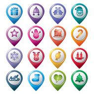 Christmas Element Pointer Icons N3
