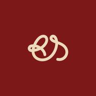 Sign the letter B and S