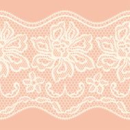 Old lace seamless pattern with ornamental flowers N6