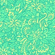 Green meadow Seamless decorative pattern N3