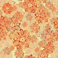 Seamless floral vector pattern N12