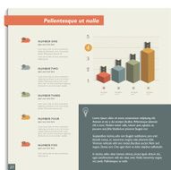 Brochure flyer newsletter annual report layout template Business background concept N2