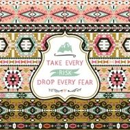 Seamless colorful pattern in tribal style