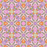 Seamless ornate geometric pattern N5