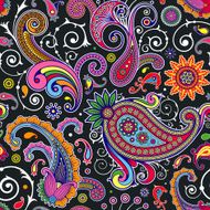 Seamless ornament with flowers