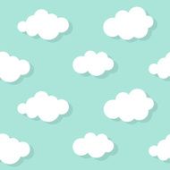 Abstract Cloud Background Vector Illustration N10