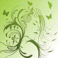 Beautiful girl with flowers in hair N3