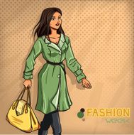 Elegant fashionable lady N6