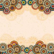 Vector floral decorative background N19