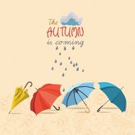 Autumn doodles card N3