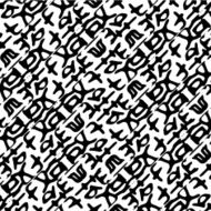 abstract black and white pattern background N33
