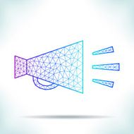 Geometric speaking trumpet