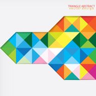 Triangle abstract design N4