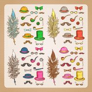 Retro gentleman elements N2
