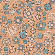 Cute floral seamless pattern background N25