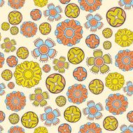 Cute floral seamless pattern background N26