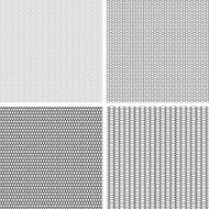 Old lace background set of 4 seamless pattern Vector texture N2