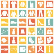 Vector Set of Wear Icons N7