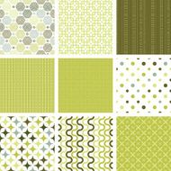 seamless retro patterns collection N4