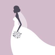 Vector Beautiful Bride N10