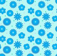 Floral vector seamless pattern Fine texture with flowers N3