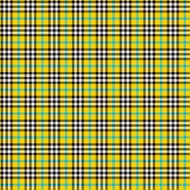 Seamless Yellow tartan Vector