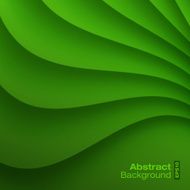 Green Wavy background