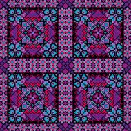 Ethnic mosaic ornamental background vector