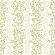 Seamless leaves pattern floral wallpaper hand drawn vector N4