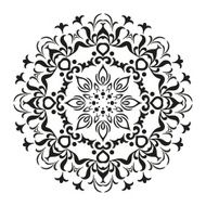 Abstract contour pattern N5