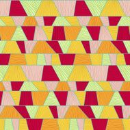 Abstract mosaic pattern Summer colors Seamless vector