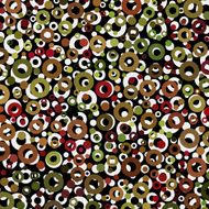 abstract colorful circle pattern background N11