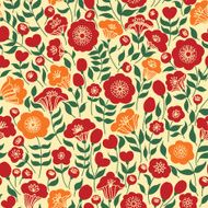Pattern with flowers N10