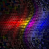 abstract colorful wave check technology pattern background