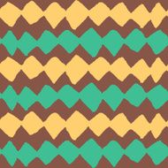 Abstract seamless ethnic pattern hand-painted N9