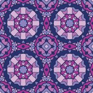Seamless geometric mandala pattern abstract background N8