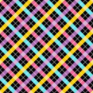 Checkered vector background Colorful plaid Fabric Abstract Seamless pattern