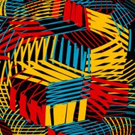 abstract colorful stripe pattern background N8