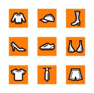 Clothing and Accessories Icons Series N5