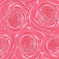 Beautiful seamless background with pink roses N2