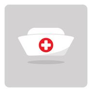 Vector of nurse hat icon N2