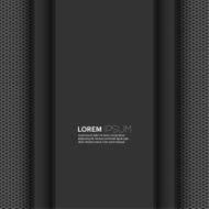 Vector blank with dark background and uniform texture