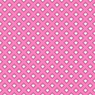 Seamless geometric pattern with hearts Vector illustration N4